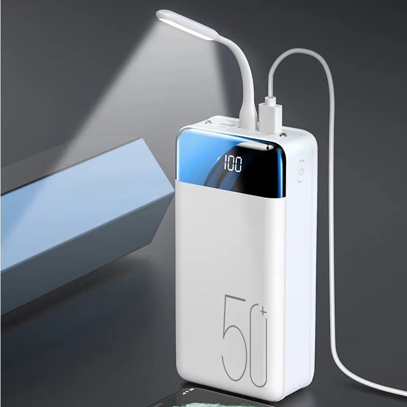 Batterie Externe 50.000mAh - Charge Rapide pour Téléphones & Tablettes